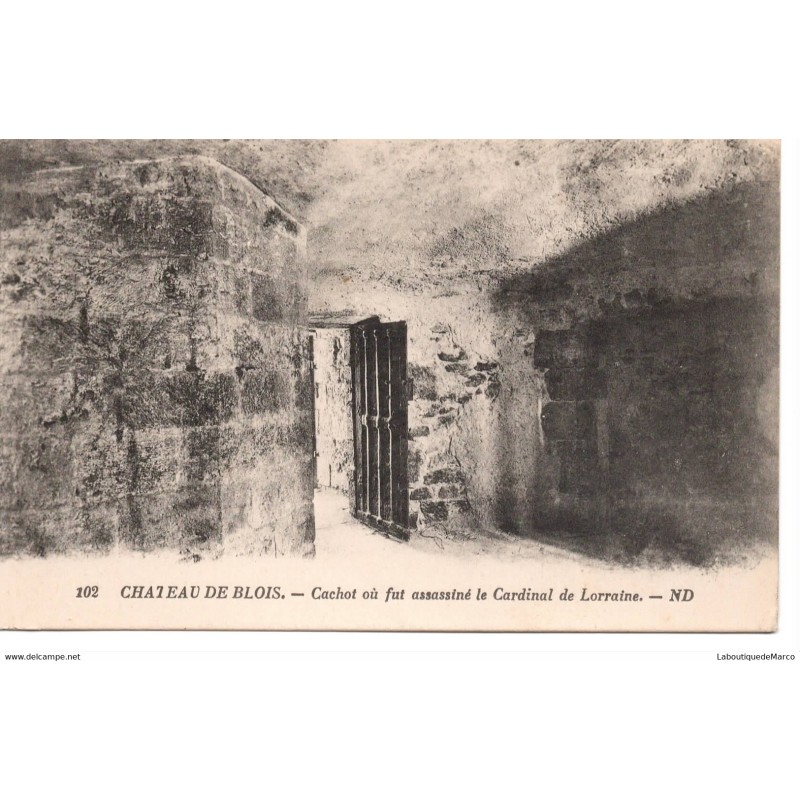 41 - Château de Blois - Le Cachot - Dos Divisé