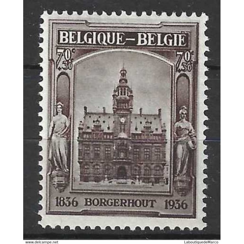 Belgique Yvert et Tellier 436 Neuf avec charnière