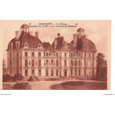 41 - Cheverny - Le Château - Dos Divisé