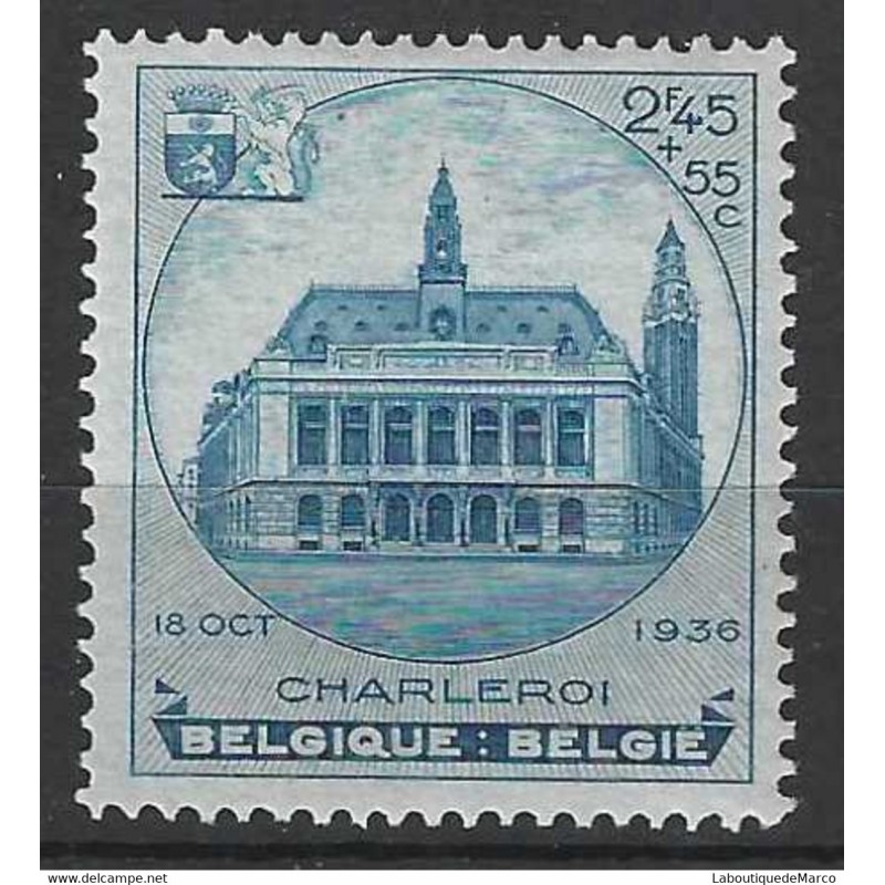 Belgique Yvert et Tellier 437 Neuf avec charnière