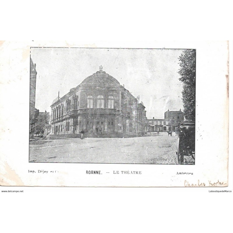42 - Roanne - Le Théâtre - Dos Divisé