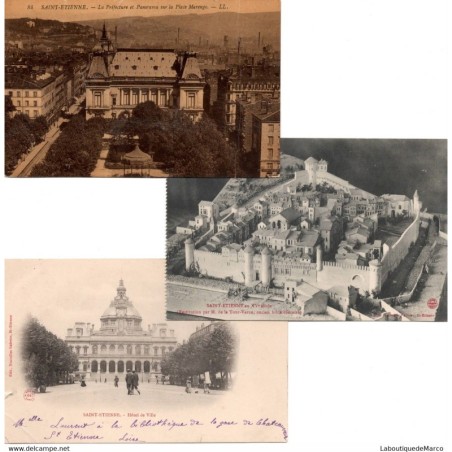 SAINT-ETIENNE - Cartes postales anciennes 1900-20 - Vintage